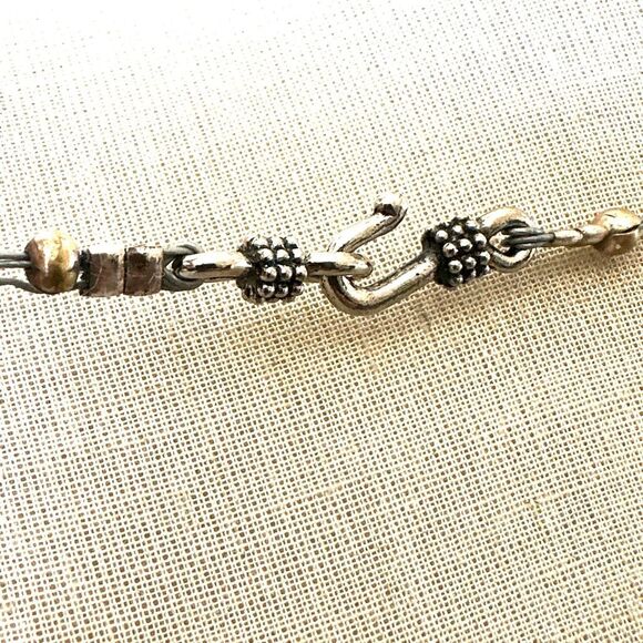 Artisan Amethyst & Crystal Three-Strand Necklace - Picture 6 of 9